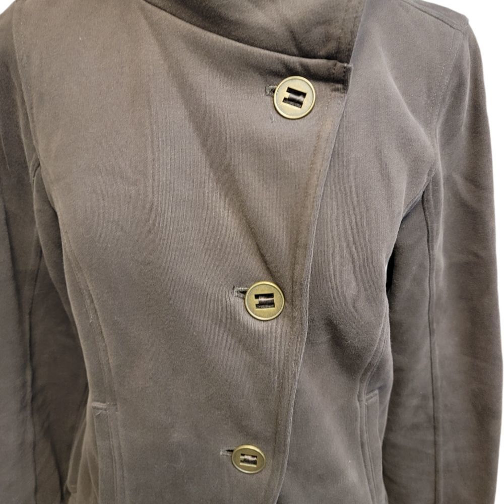 Puma Brown Button Down Collared Jacket M - image 4